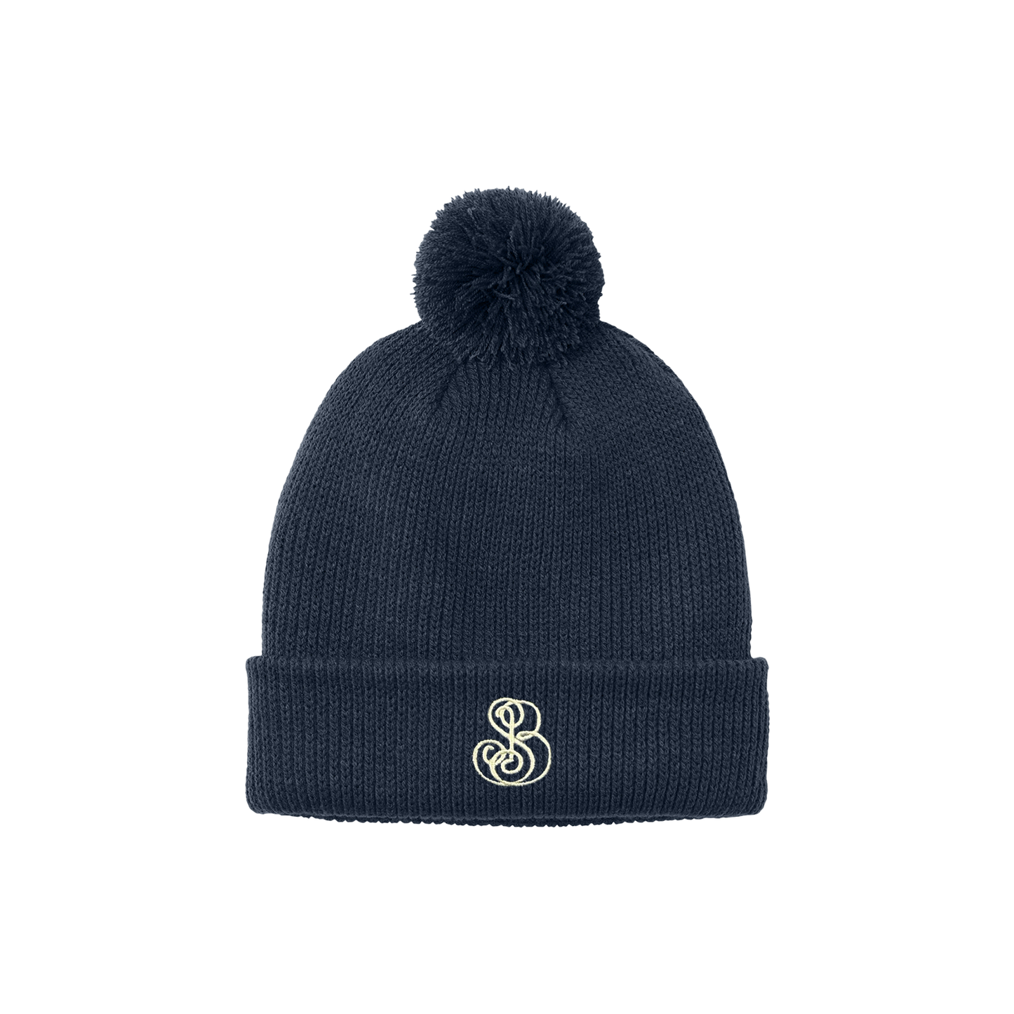 SB Logo Pom Pom Beanie