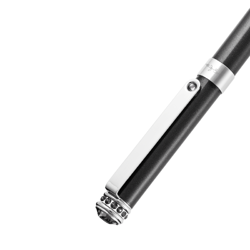 Unisex Pen With Straight Clip - Black