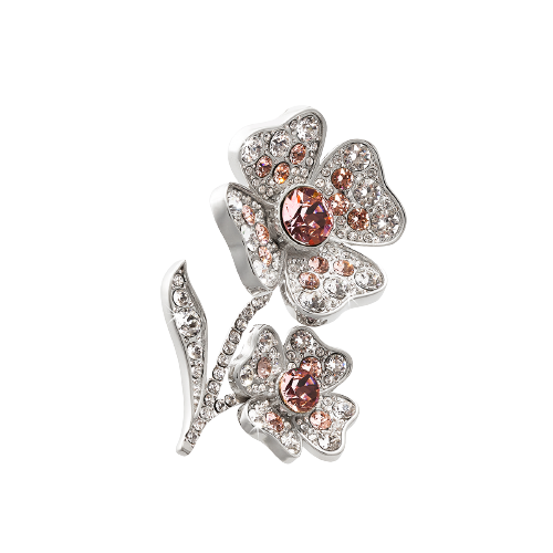 Floral Jewels Brooch/ Necklace - Blush Shade