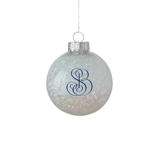 SB Logo Glitter Ornament