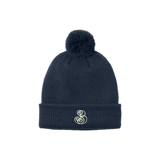 SB Logo Pom Pom Beanie