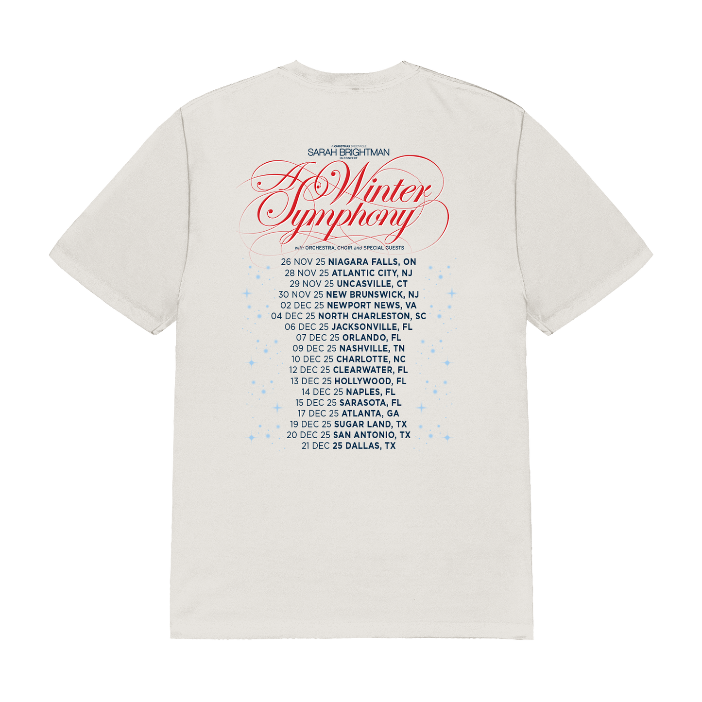 A Winter Symphony Vintage White T-Shirt