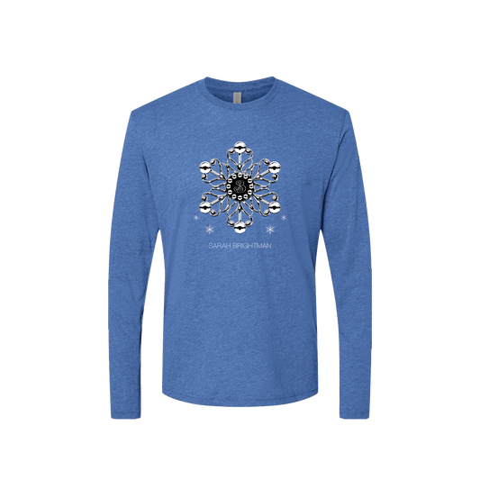 Snowflake Long Sleeve Crew Neck Shirt