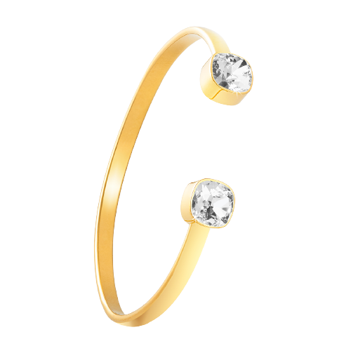 Stacking Bracelet Gold - Crystal