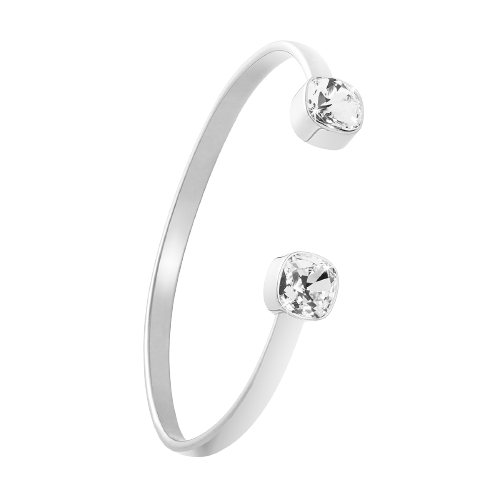 Stacking Bracelet Silver - Crystal