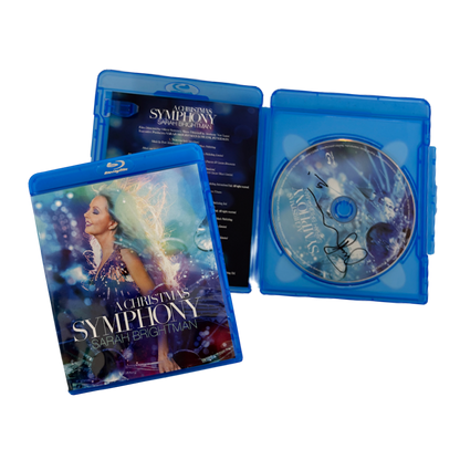 AUTOGRAPHED Sarah Brightman A Christmas Symphony - Blu Ray